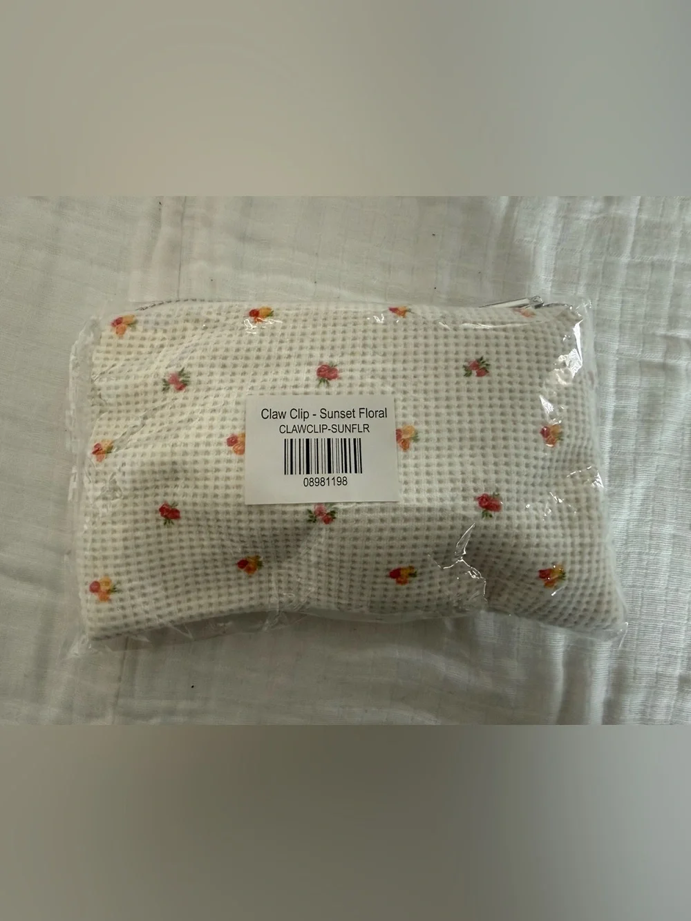 NIB PARKE Sunset Floral Claw Clip